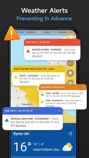 Live Weather & Radar Map - عکس برنامه موبایلی اندروید