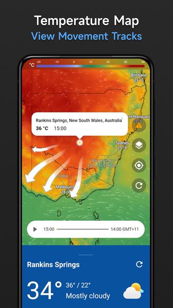 Live Weather & Radar Map - عکس برنامه موبایلی اندروید