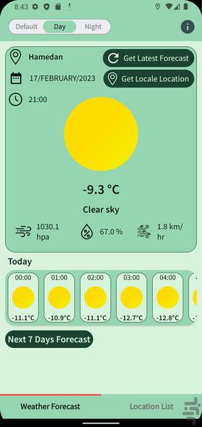 Weather Forecast - Image screenshot of android app