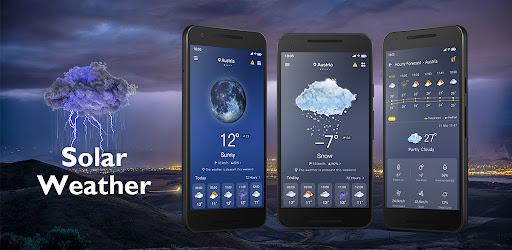 Weather App & Solar Weather - عکس برنامه موبایلی اندروید