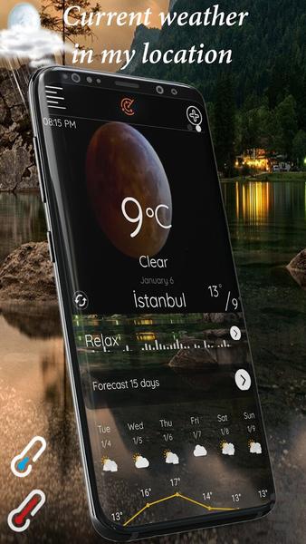 آب و هوا هوشمند - بادسنج، uv - Image screenshot of android app
