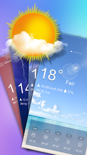Weather - Hourly &10-Day Weather Forecast - عکس برنامه موبایلی اندروید