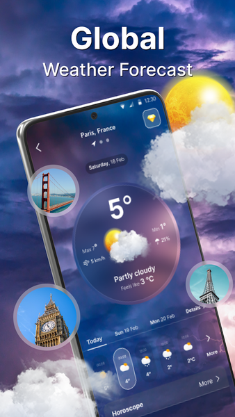 Local Weather Widget and Radar - عکس برنامه موبایلی اندروید