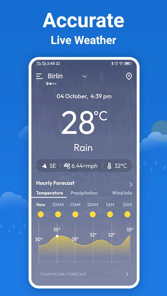 Weather Forecast & Radar - عکس برنامه موبایلی اندروید