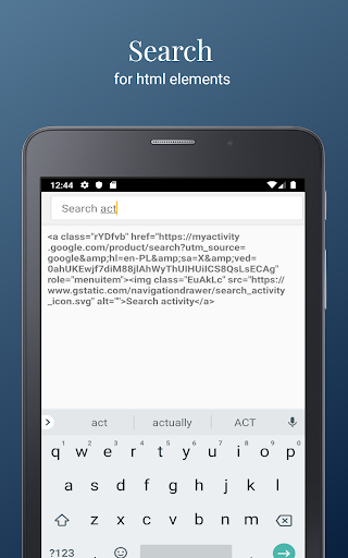 HTML/CSS Website Inspector - عکس برنامه موبایلی اندروید