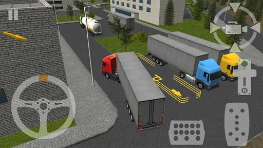 Semi Driver Trailer Parking 3D - Gameplay image of android game