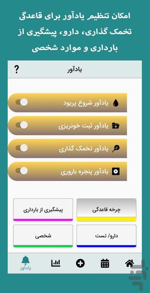 پریود مِیت - عکس برنامه موبایلی اندروید