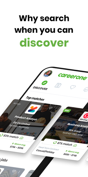 CareerOne - Discover jobs now - عکس برنامه موبایلی اندروید