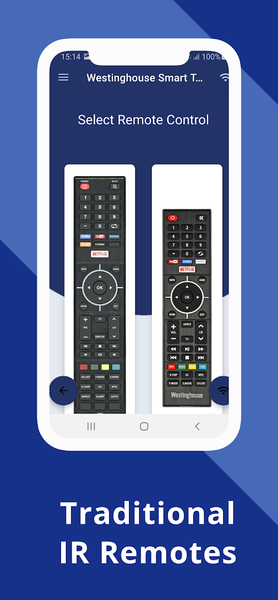 WestingHouse Smart TV Remote - Image screenshot of android app
