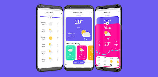 Weather : Simple and Minimal Live Forecast Channel - عکس برنامه موبایلی اندروید
