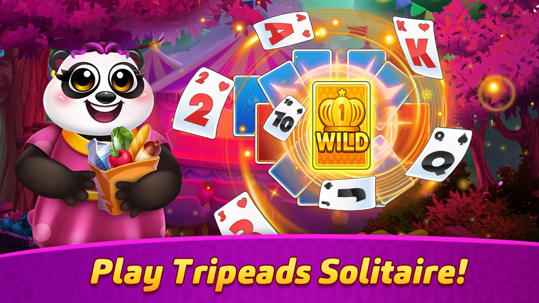 Solitaire TriPeaks Game - Gameplay image of android game