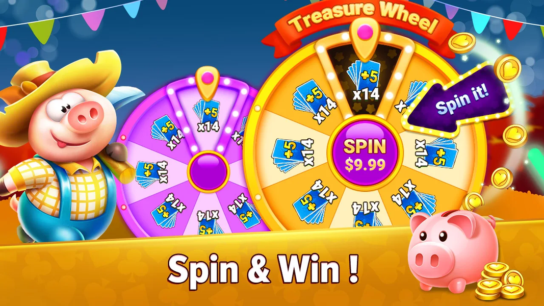 Solitaire TriPeaks: Offline - Gameplay image of android game