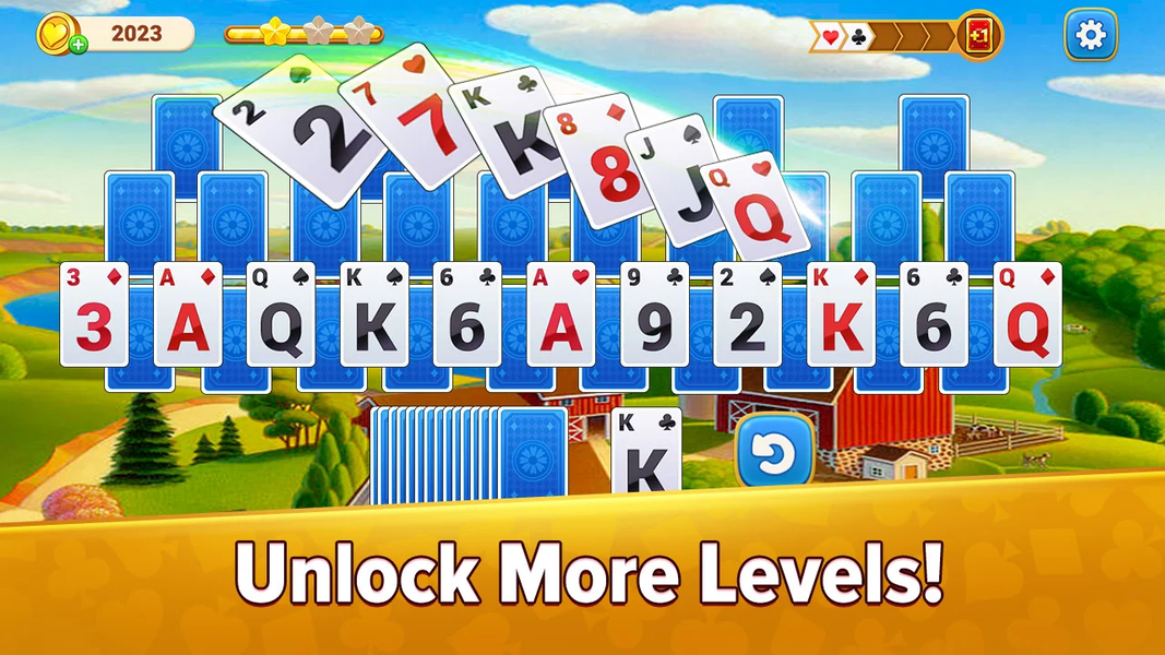 Solitaire TriPeaks: Offline - Gameplay image of android game