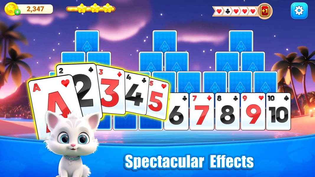 Solitaire TriPeaks - عکس بازی موبایلی اندروید