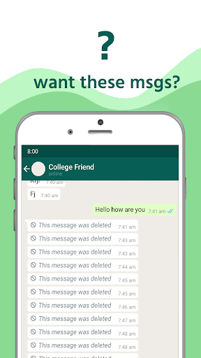 deleted messages whats recovery - عکس برنامه موبایلی اندروید