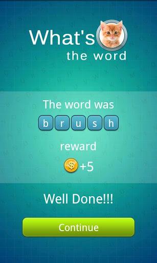 ۴ Pics ۱ Word: What's The Word - عکس بازی موبایلی اندروید