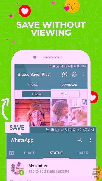 STATUS SAVER FOR WHATSAPPP - Image screenshot of android app