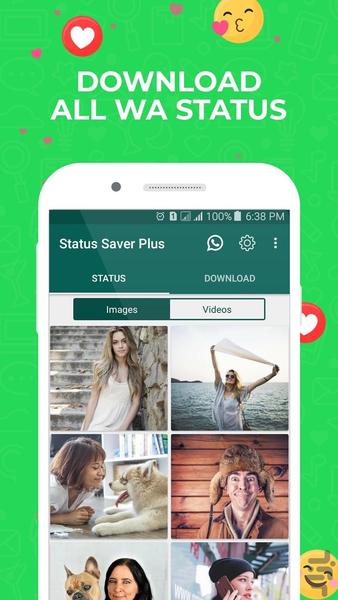 Status saver for WhatsApp - Image screenshot of android app
