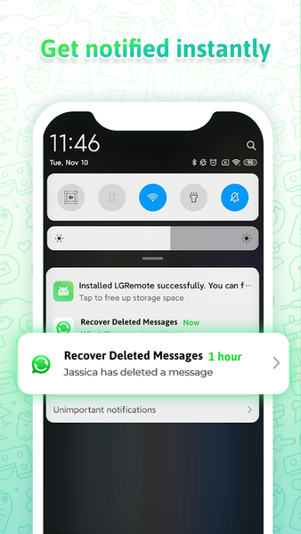 Recover deleted Messages - عکس برنامه موبایلی اندروید