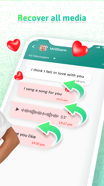 Recover deleted Messages - عکس برنامه موبایلی اندروید