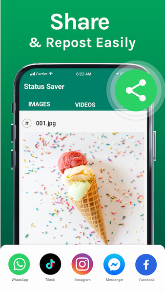 Status Saver: Save WA Status - عکس برنامه موبایلی اندروید