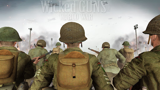 Wicked Guns of World War Games - Gameplay image of android game