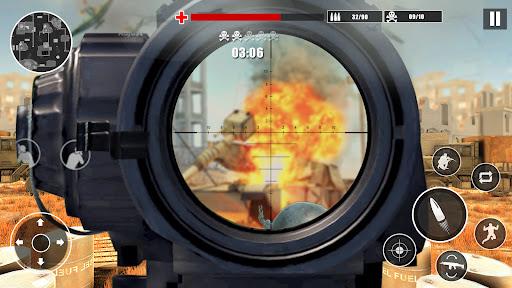 Wicked Guns of World War Games - Gameplay image of android game