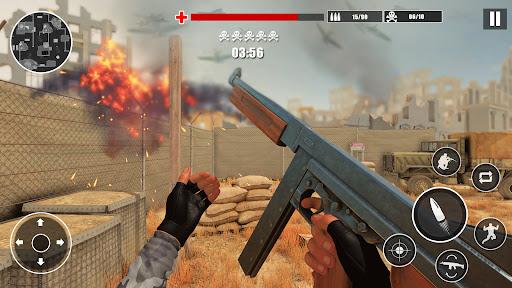 Wicked Guns of World War Games - Gameplay image of android game