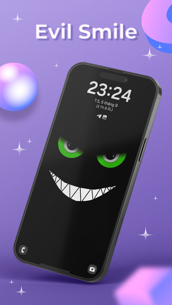 Silly Smiles Live Wallpaper - Image screenshot of android app