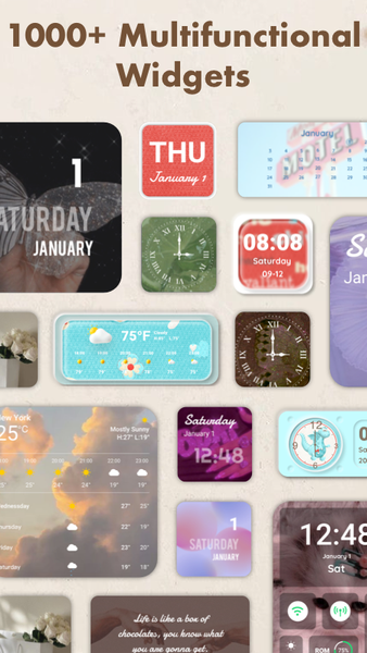 Widgets Art - Wallpaper, Theme - Image screenshot of android app