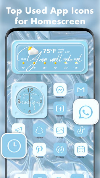 Widgets Art - Wallpaper, Theme - Image screenshot of android app