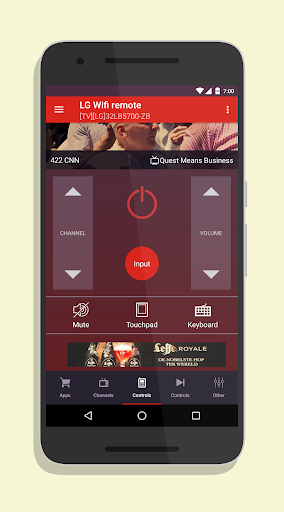 Smart TV Remote for LG SmartTV - Image screenshot of android app