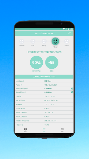 SuperWiFi Wifi Signal Strength - عکس برنامه موبایلی اندروید