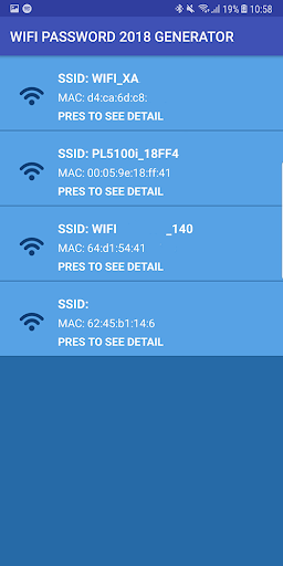 Wifi Password Free Generator - عکس برنامه موبایلی اندروید