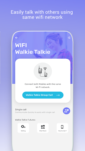 Walkie Talkie : WiFi Walkie Talkie - عکس برنامه موبایلی اندروید