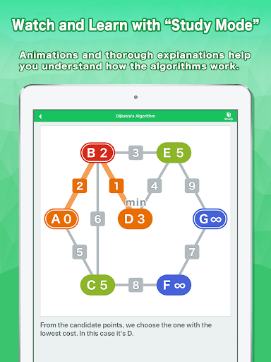 Algorithms: Explained and Anim - Image screenshot of android app