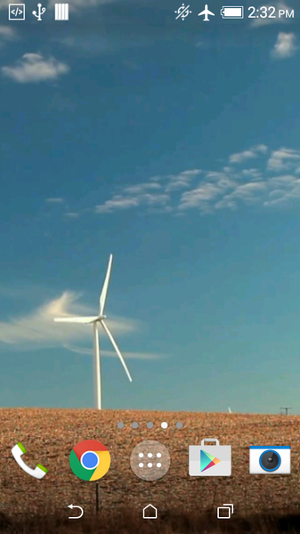 Windmill Live Wallpaper - Image screenshot of android app