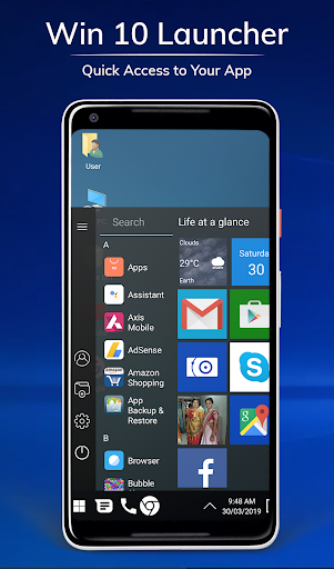 Computer Launcher for Win 10 - Image screenshot of android app