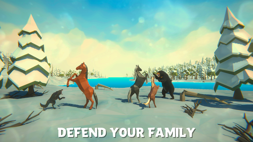 Winter Horse Simulator - Gameplay image of android game