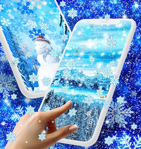 Snow winter live wallpaper - عکس برنامه موبایلی اندروید