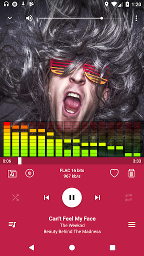 WinVibe Music Player - Image screenshot of android app