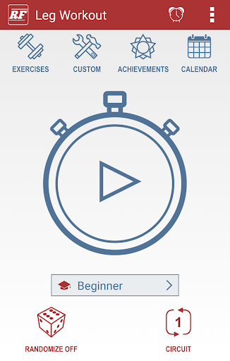 Rapid Fitness - Leg Workout - عکس برنامه موبایلی اندروید