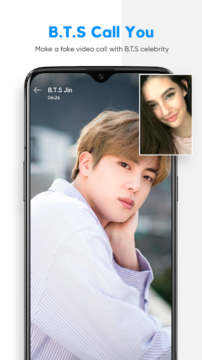 B.T.S. fake call, Video Call KPOP A.R.M.Y. Prank - Image screenshot of android app