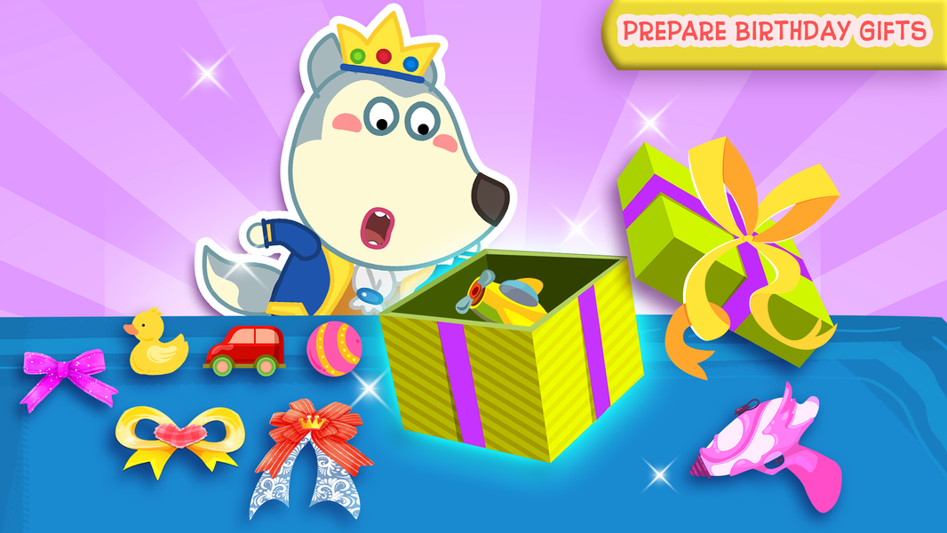 Wolfoo's Birthday Celebration - Gameplay image of android game