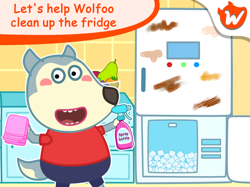 Wolfoo House Cleanup Life - عکس بازی موبایلی اندروید