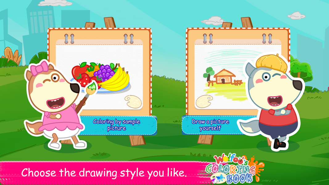 Wolfoo's Coloring Book - عکس بازی موبایلی اندروید