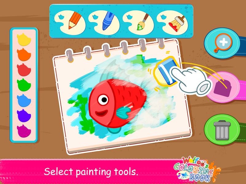 Wolfoo's Coloring Book - عکس بازی موبایلی اندروید