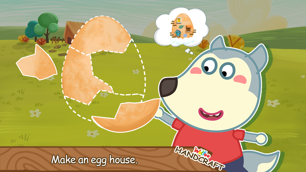 Wolfoo Making Crafts -Handmade - Gameplay image of android game