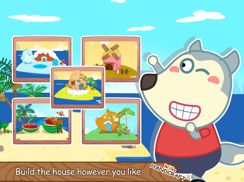 Wolfoo Making Crafts -Handmade - Gameplay image of android game
