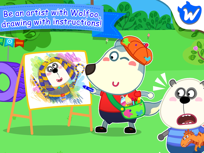 Wolfoo World Educational Games - عکس بازی موبایلی اندروید